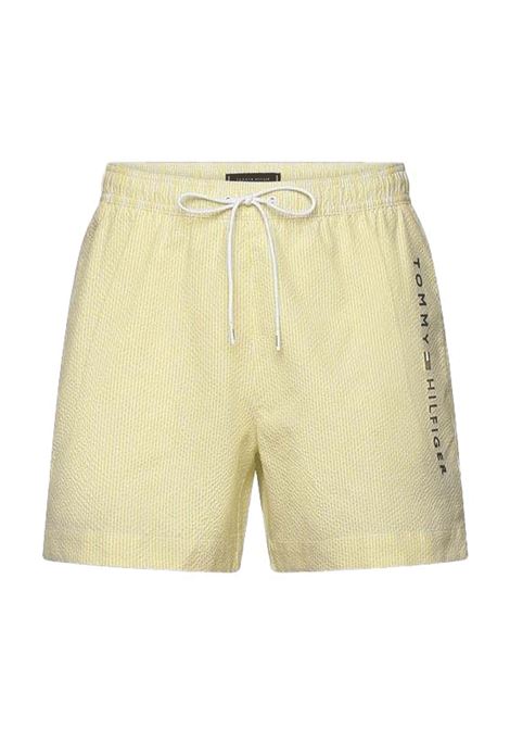 Costume Tommy Jeans Original Ithaca Stripe Mid Length Giallo Uomo TOMMY HILFIGER SWIMWEAR | Costumi | UM0UM03265-0K6